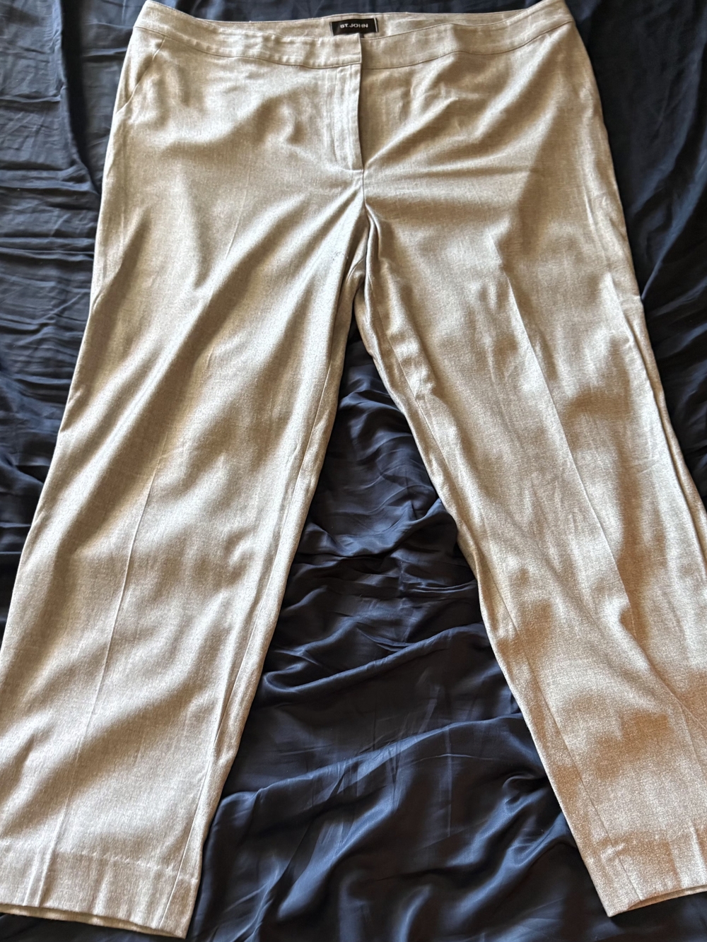 St. John Women's Grey Office Pants